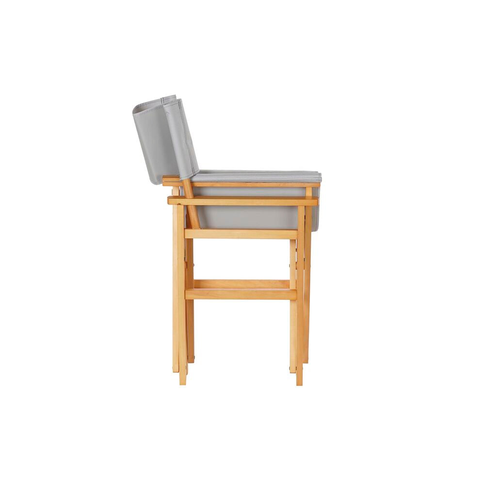 Garden chair DKD Home Decor Grey Natural Pinewood 56 x 48 x 87 cm (56