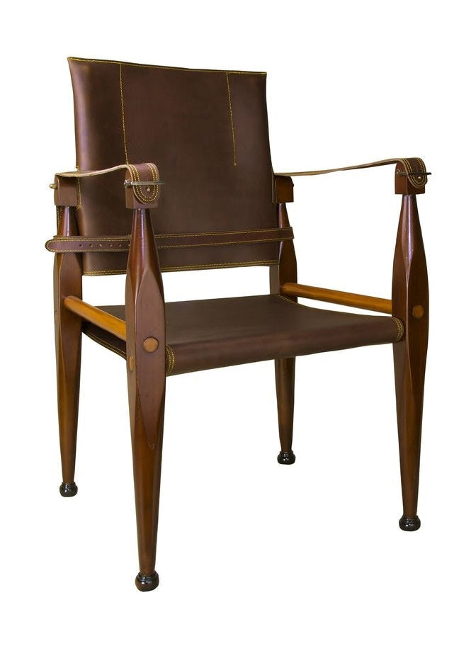Authentic Models Safari Chair With Leather Seat