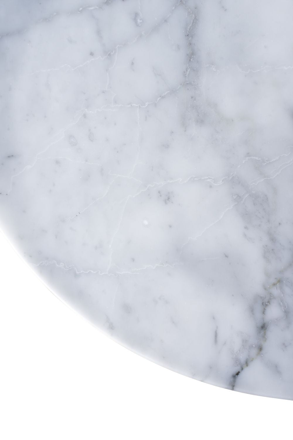 Bent Hansen Metro Coffee Table ø 45 Cm, White Carrara Marble