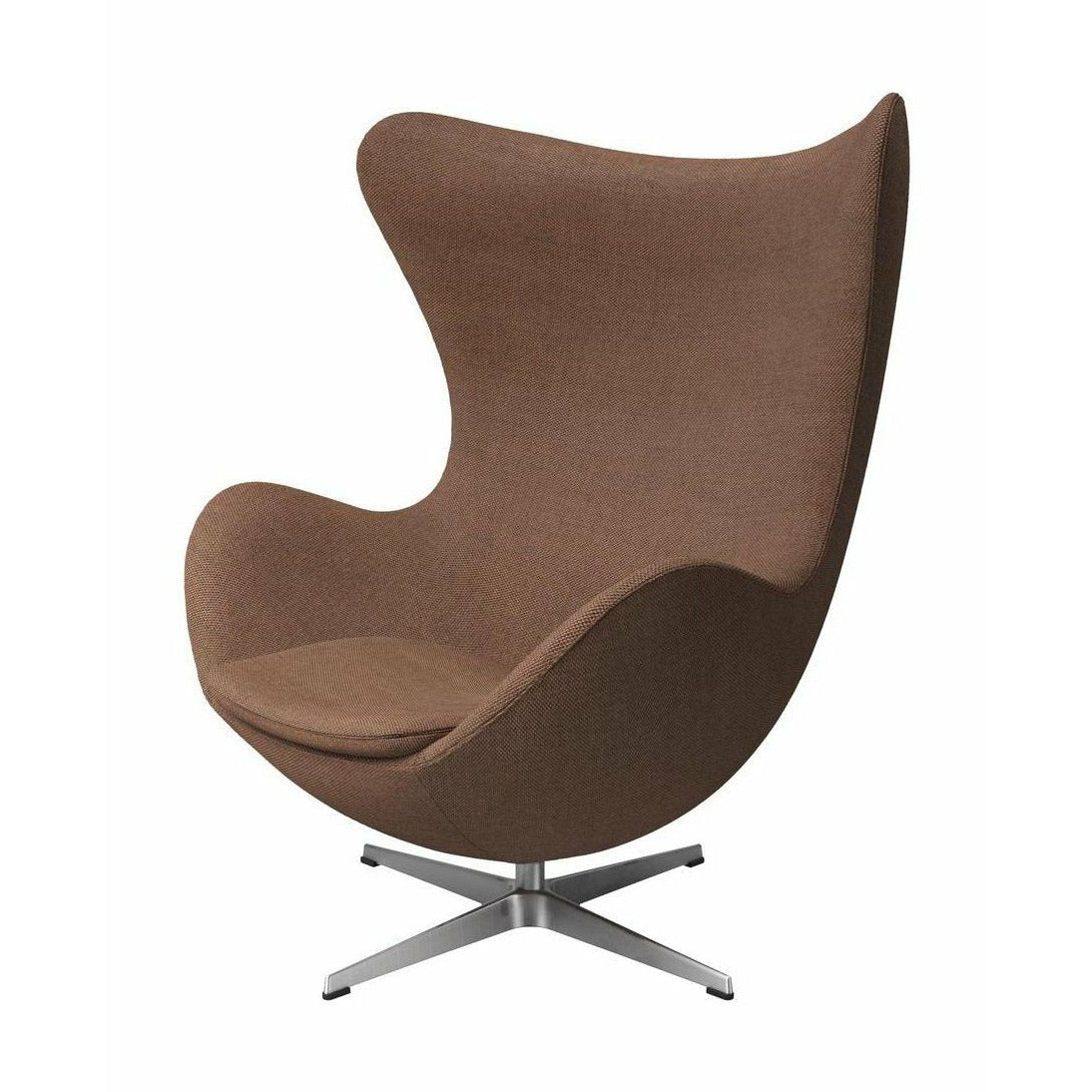 Fritz Hansen The Egg Lounge Chair Fabric, Brown