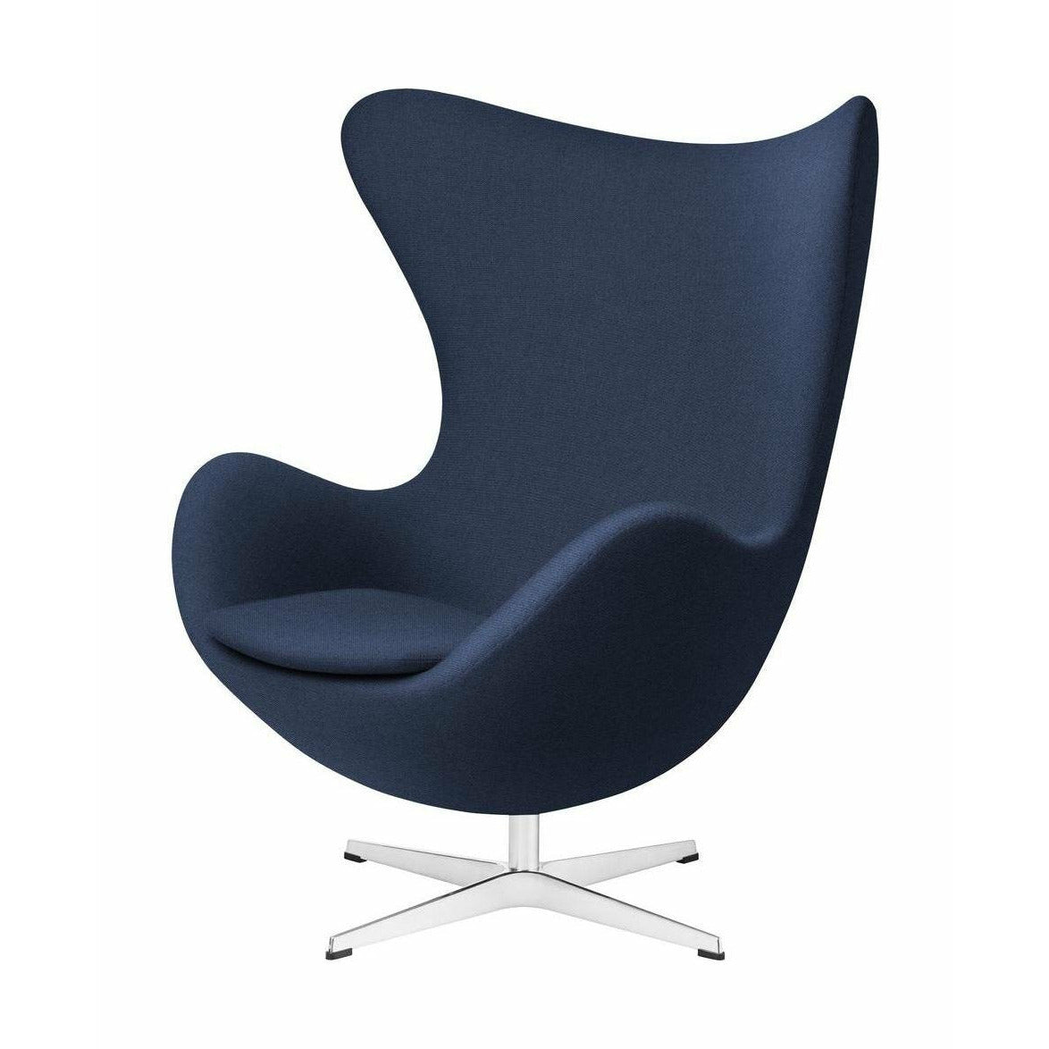 Fritz Hansen The Egg Lounge Chair Fabric, Christianshavn Blue Uni
