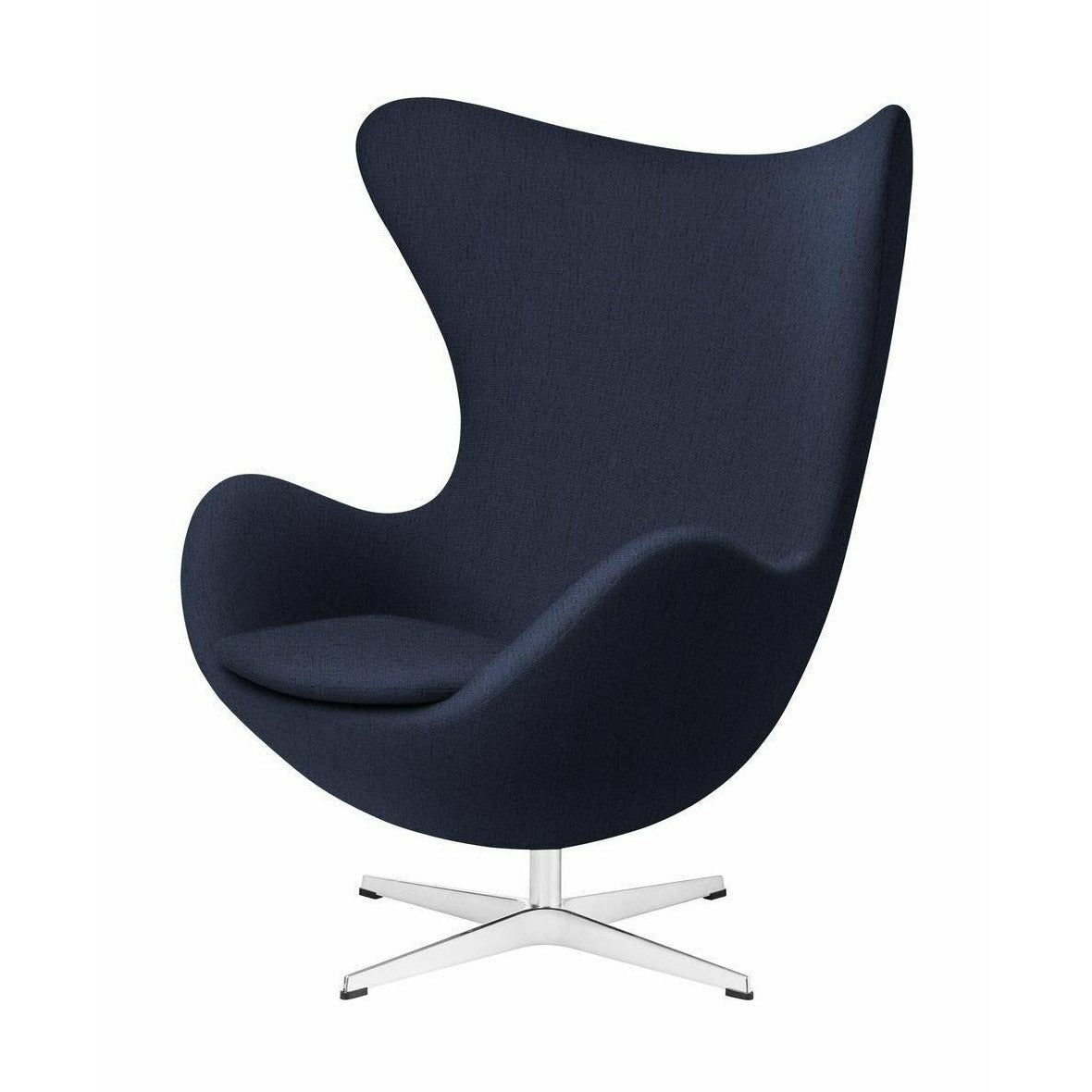 Fritz Hansen The Egg Lounge Chair Fabric, Christianshavn Dark Blue