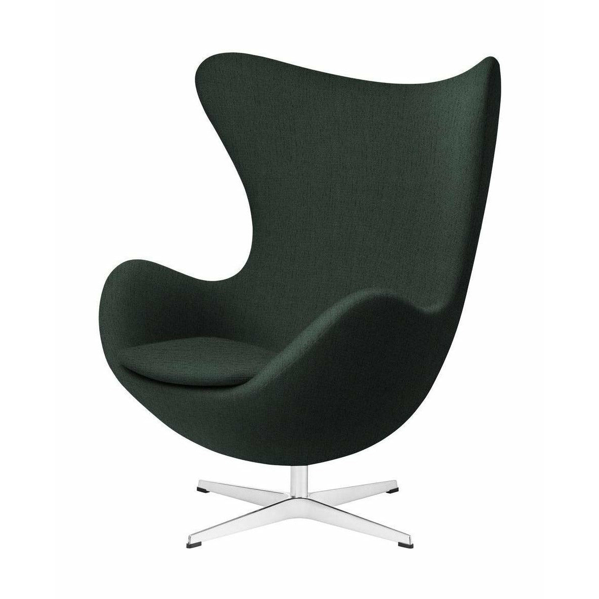 Fritz Hansen The Egg Lounge Chair Fabric, Christianshavn Dark Green