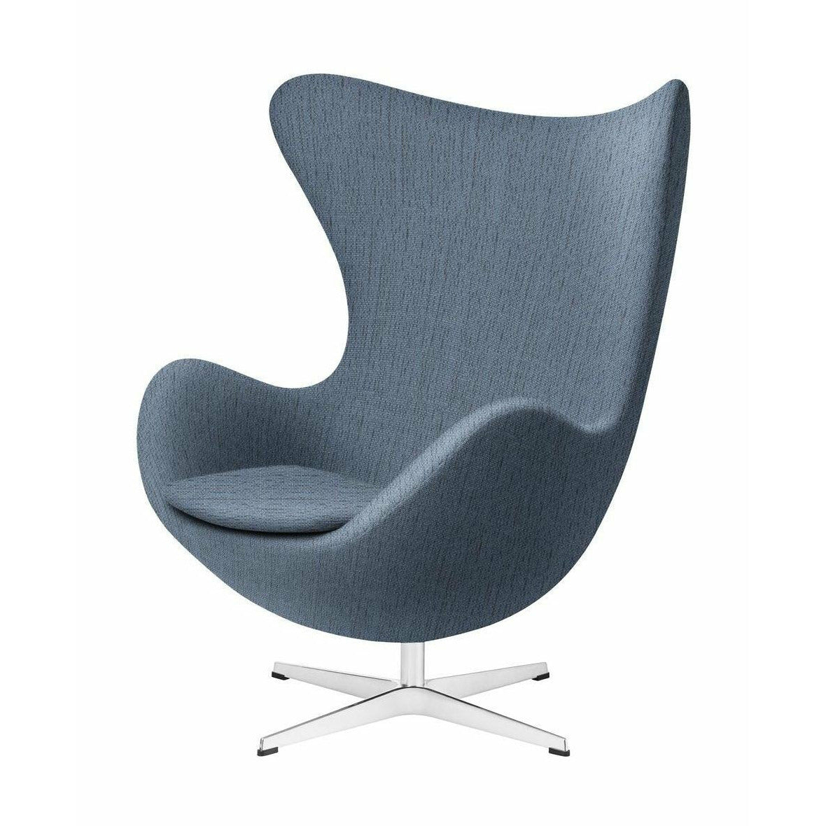 Fritz Hansen The Egg Lounge Chair Fabric, Christianshavn Light Blue