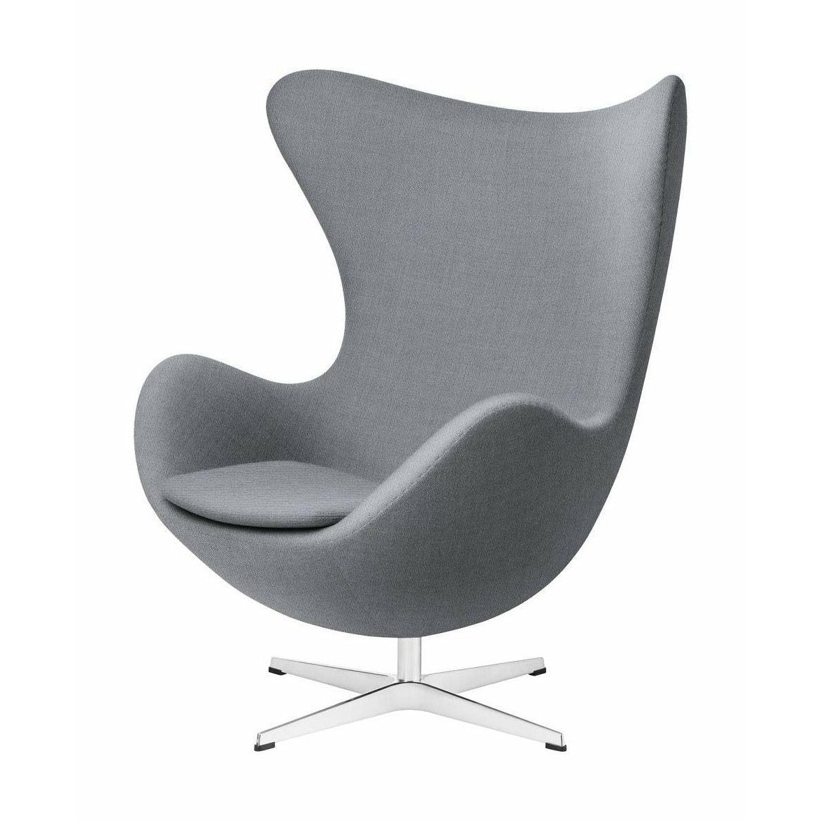 Fritz Hansen The Egg Lounge Chair Fabric, Christianshavn Light Grey Uni