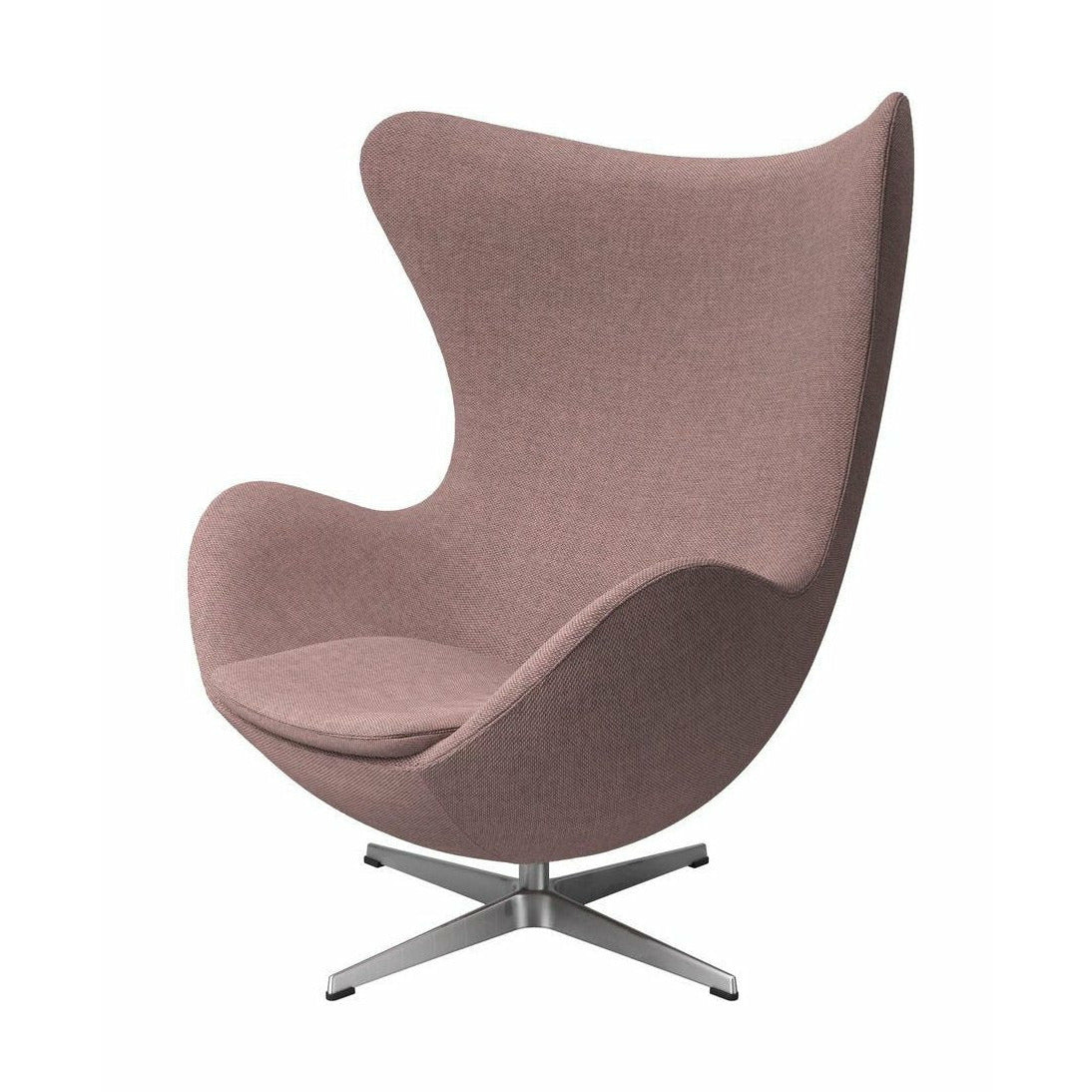 Fritz Hansen The Egg Lounge Chair Fabric, Pale Rose