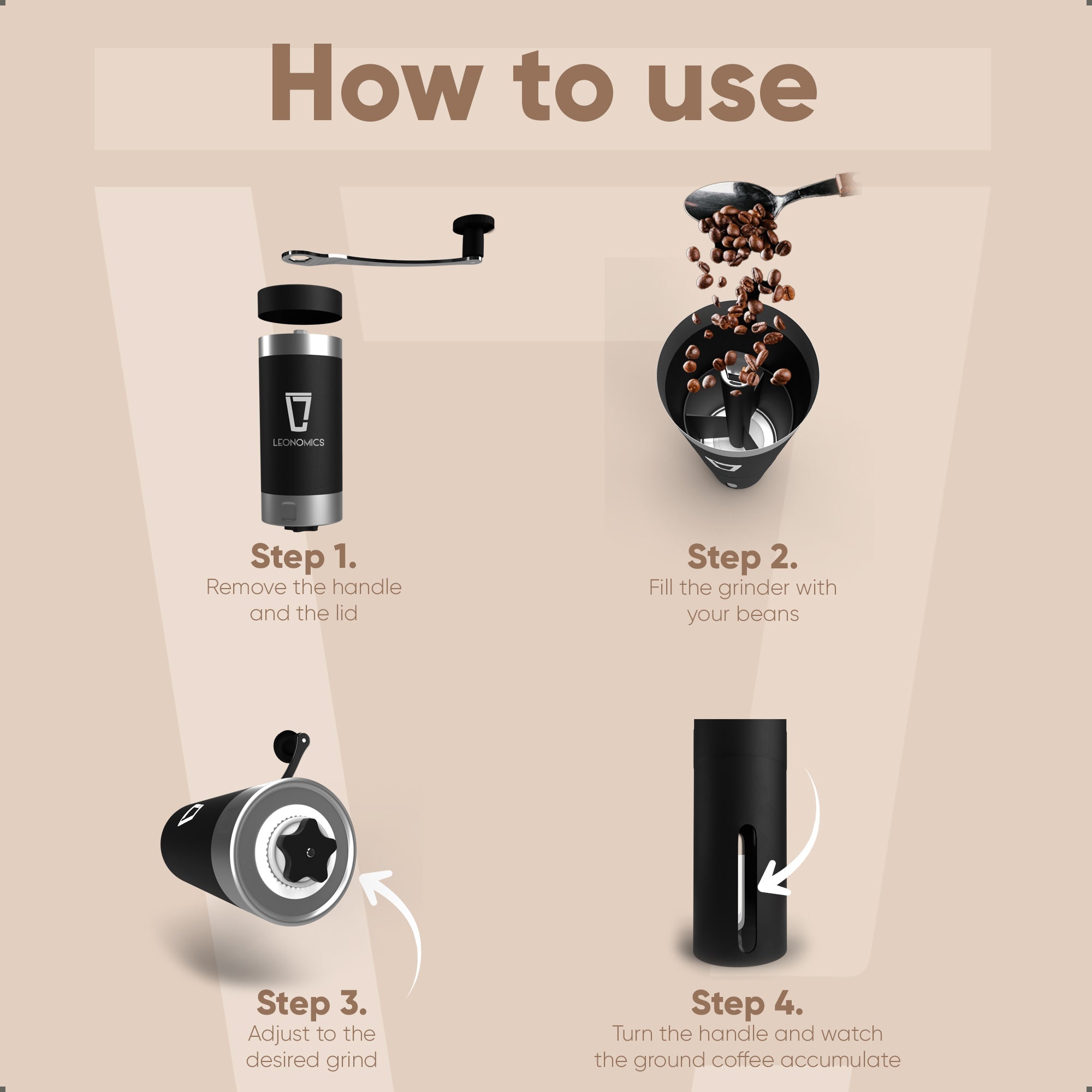 Leonomics Coffee Grinder - Manual