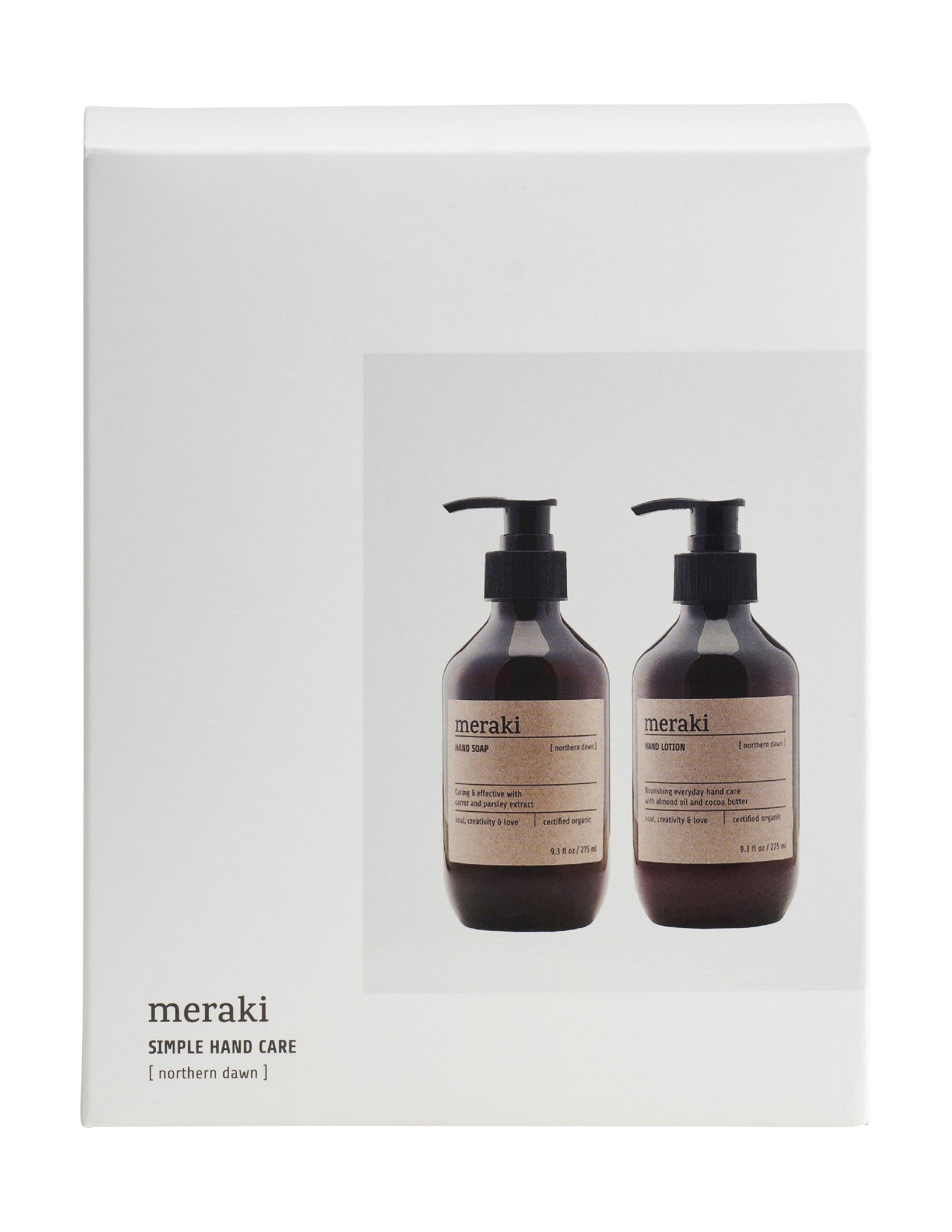 Meraki Gift Box With Hand Soap 275 Ml & Hand Lotion 275 Ml, Northern Dawn