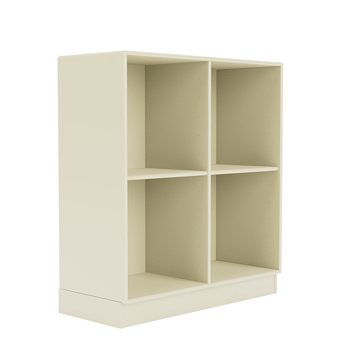 Montana Show Bookcase With 7 Cm Plinth, Vanilla White