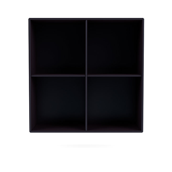 Montana Show Bookcase With Suspension Rail, Shadow