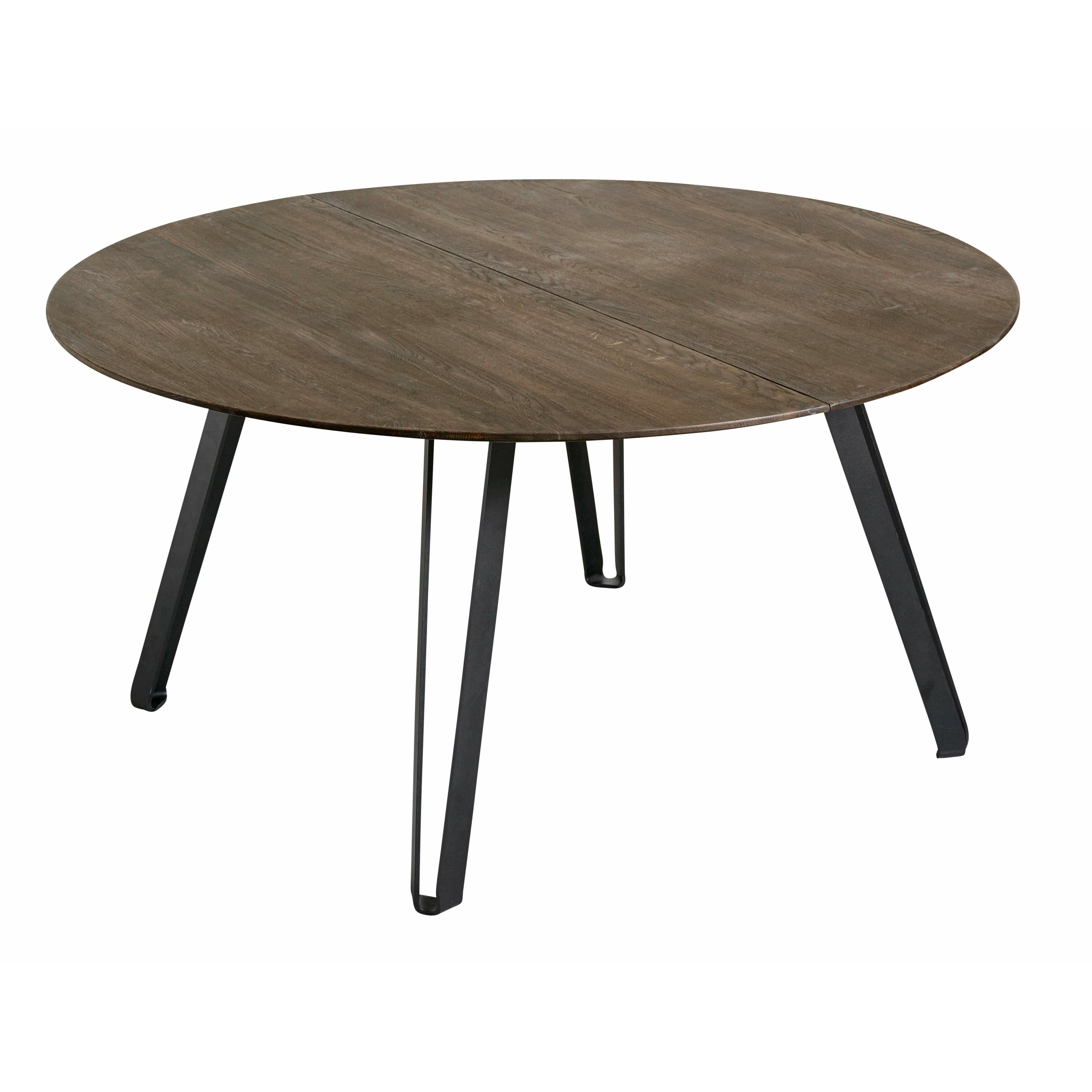 Muubs Space Dining Table Round Smoked Oak, 150cm