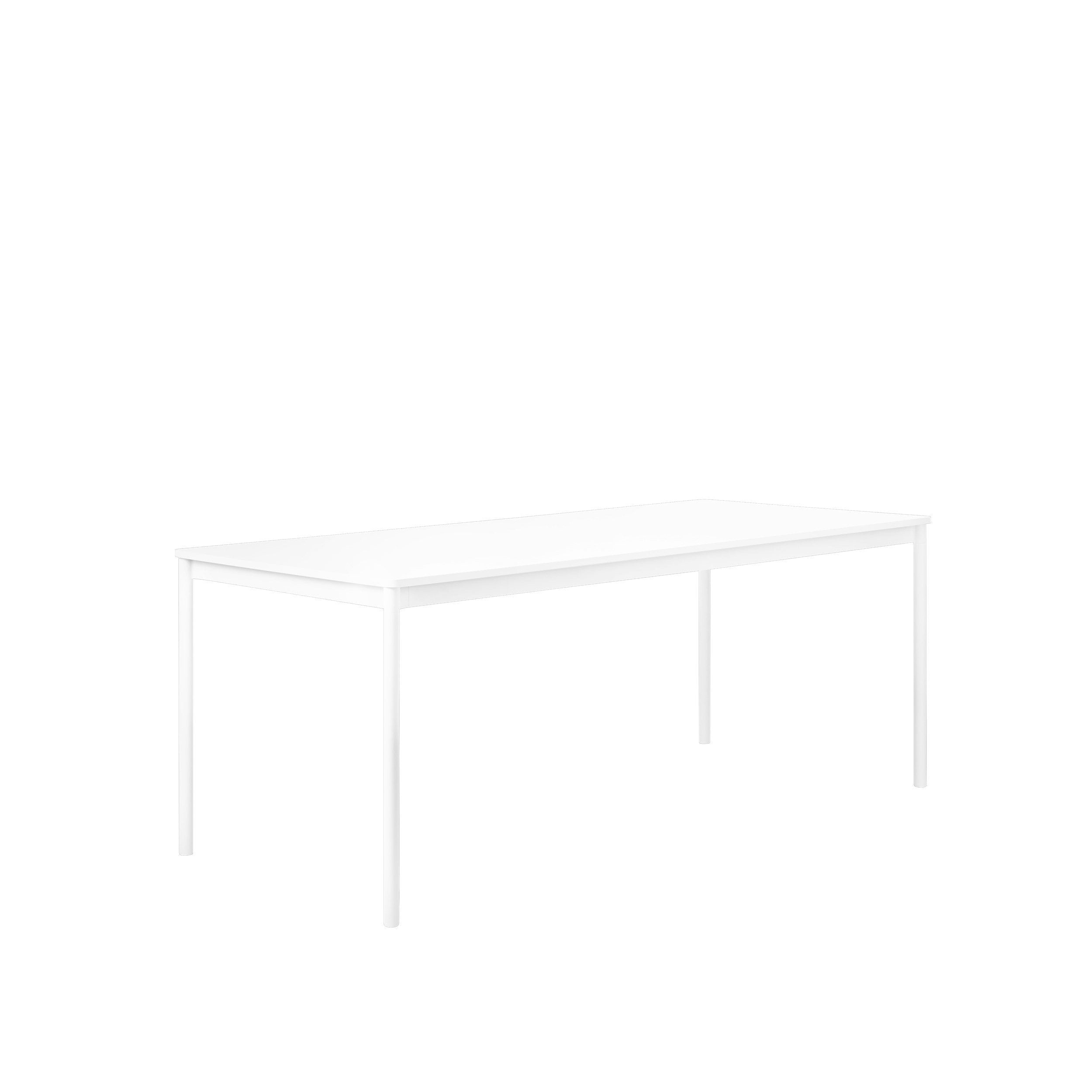 Muuto Base Table 140 X80 Cm, White