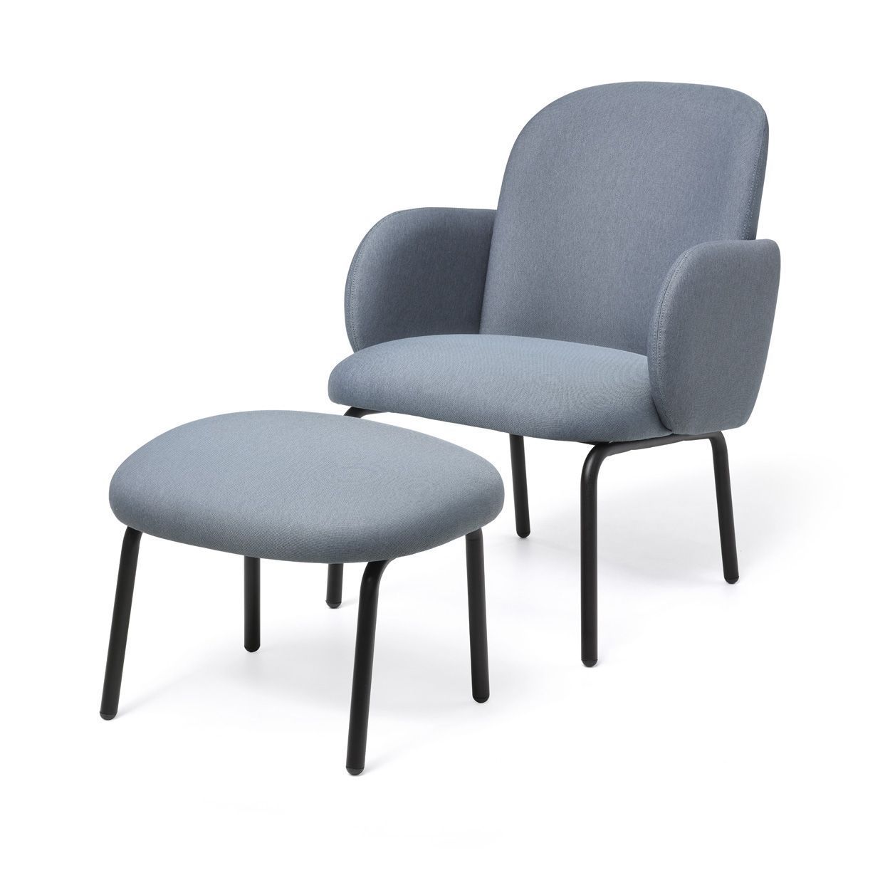 Puik Dost Lounge Chair Steel, Dark Grey