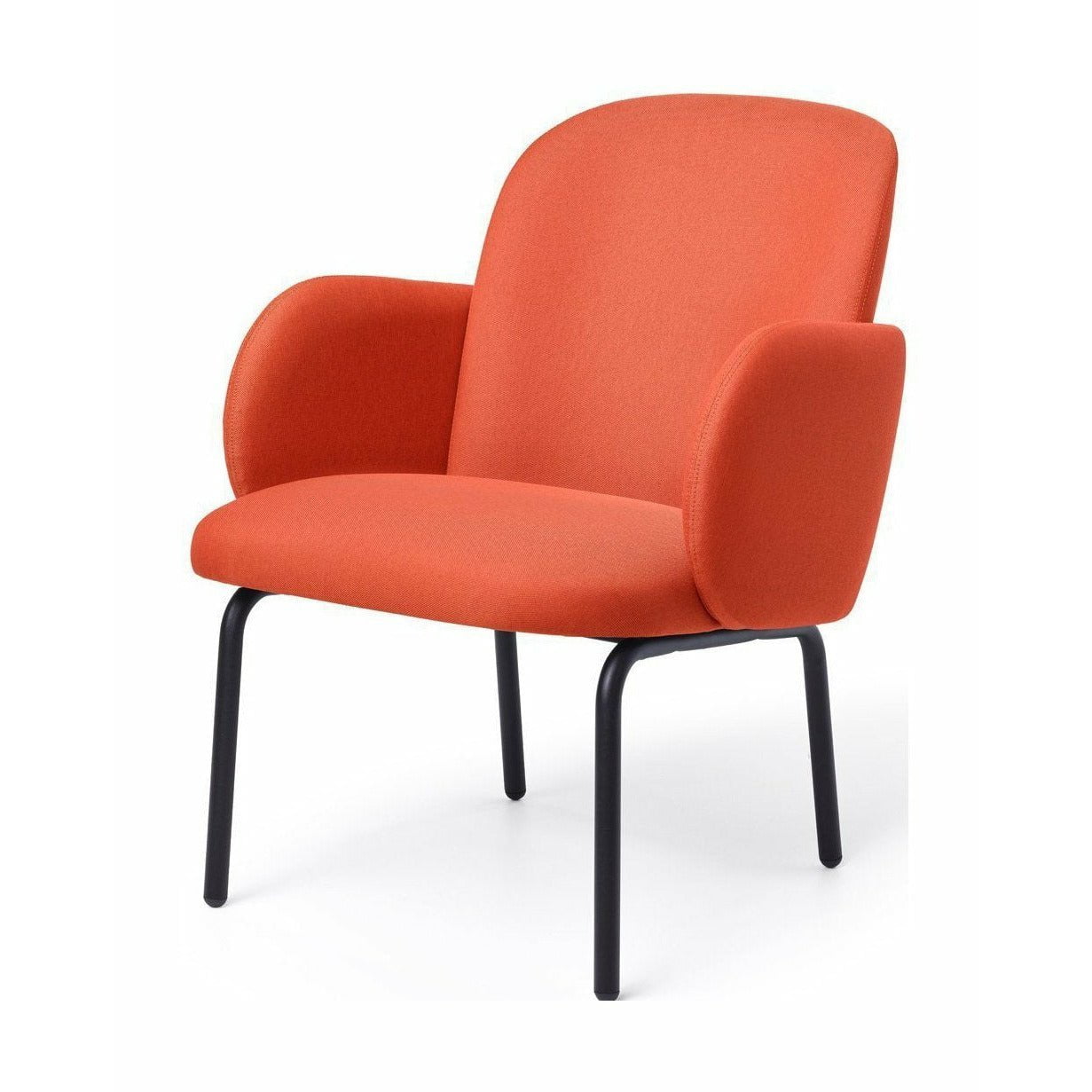 Puik Dost Lounge Chair Steel, Terracotta