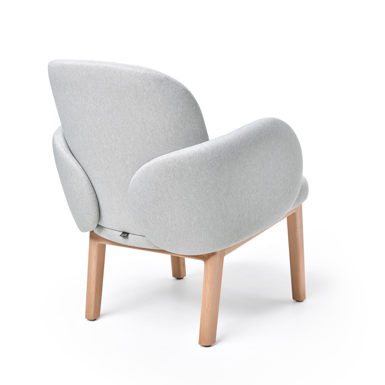 Puik Dost Lounge Chair Wood, Grey