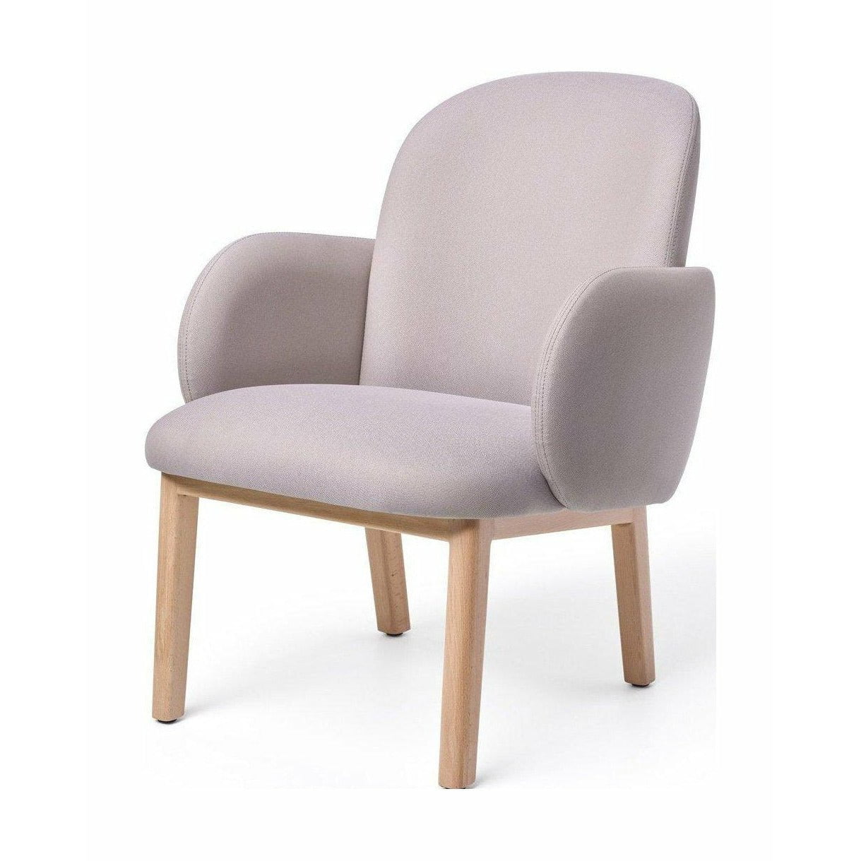 Puik Dost Lounge Chair Wood, Lilac Grey