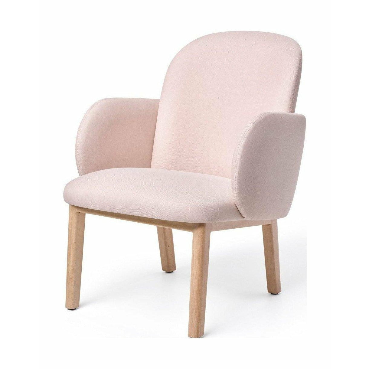 Puik Dost Lounge Chair Wood, Rosa