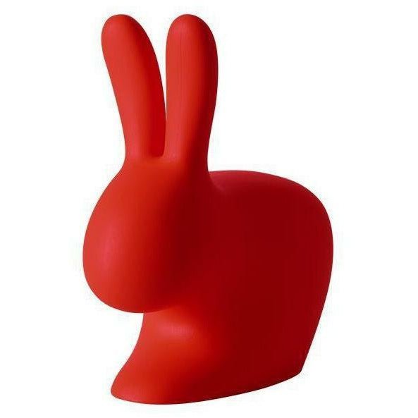 Qeeboo Rabbit Baby Chair, Red