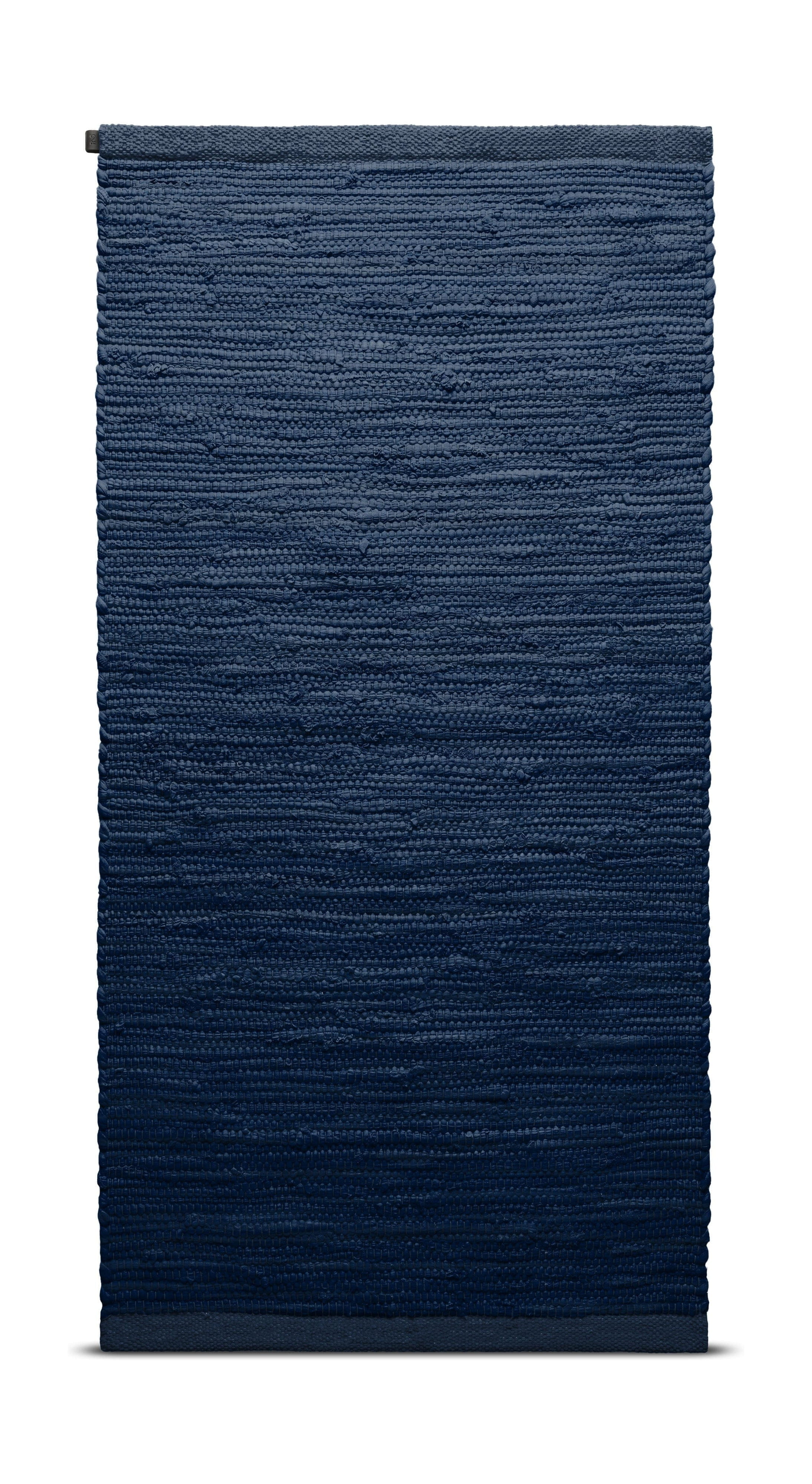 Rug Solid Cotton Rug 75 X 200 Cm, Blueberry