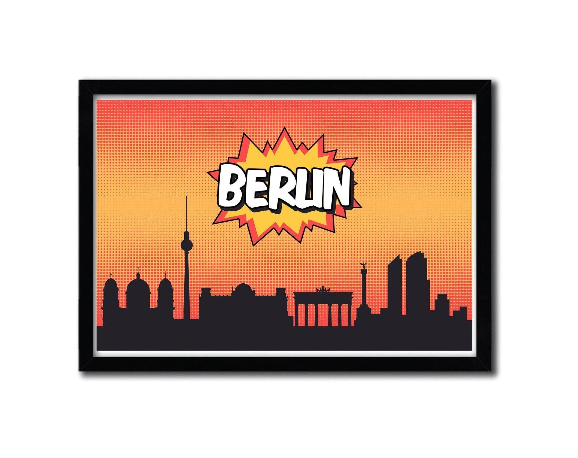Affiche Berlin par OCTAVIAN MIELU