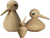 Architectmade Kristian Vedel Bird Family (Set With 3), Natural Oak