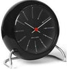 Arne Jacobsen Bankers Table Clock ø11 Cm, Black