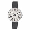 Arne Jacobsen Roman Watch 34 Mm, Steel/White/Grey