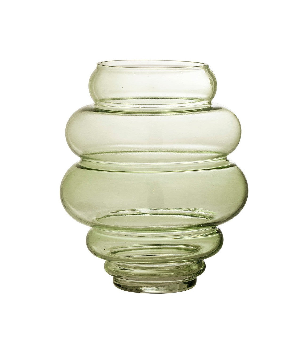 Bloomingville Annhelene Vase, Green, Glass