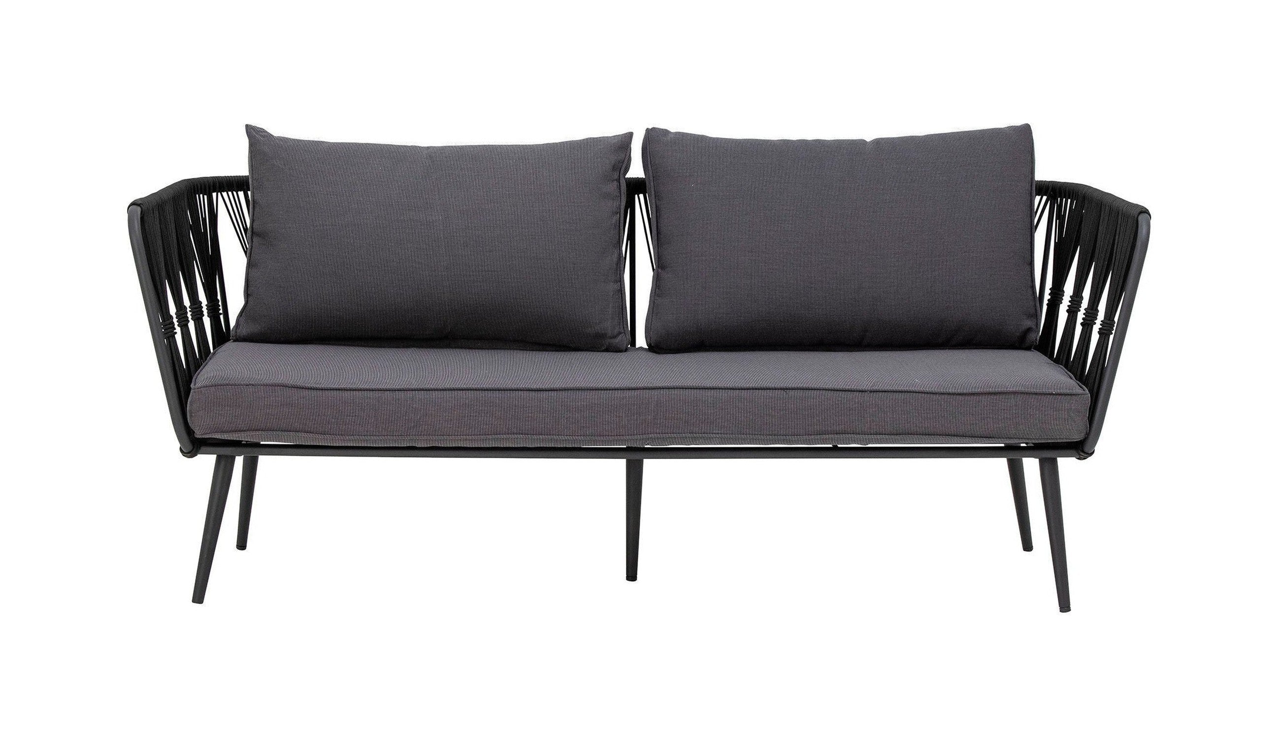 Bloomingville Pavone Sofa, Black, Metal