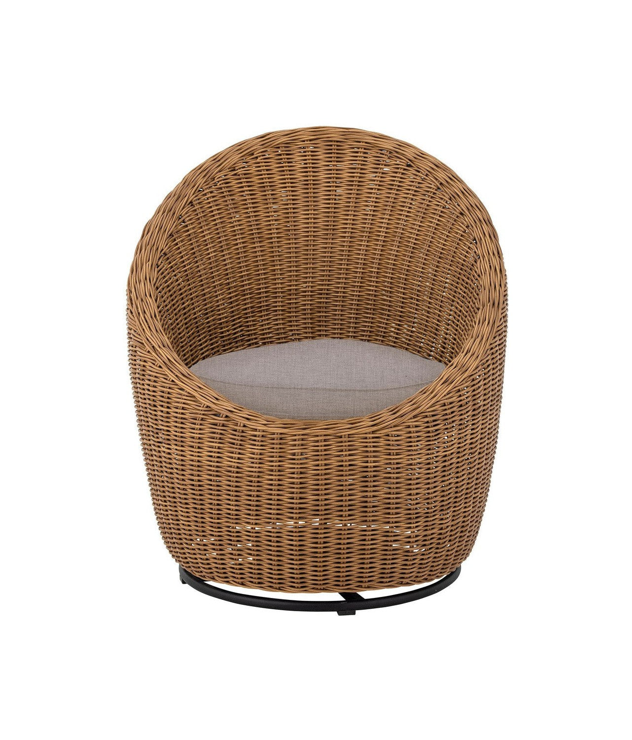 Bloomingville Roccas Lounge Chair, Brown, Polyrattan