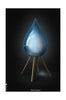  Drop Classic Poster Without Frame 50x70 Cm Black Background