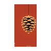  Pine Cone Classic Poster Without Frame 30x40 Cm Red Background