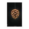  Pine Cone Classic Poster Without Frame A5 Black Background