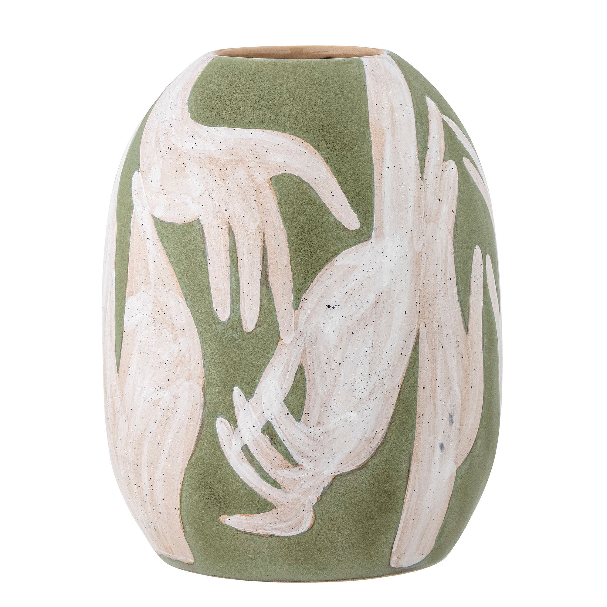 Bloomingville Adalena Vase, Green, Stoneware