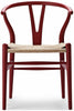 Carl Hansen Ch24 Wishbone Chair Special Edition, Beech Special Edition, Soft Red