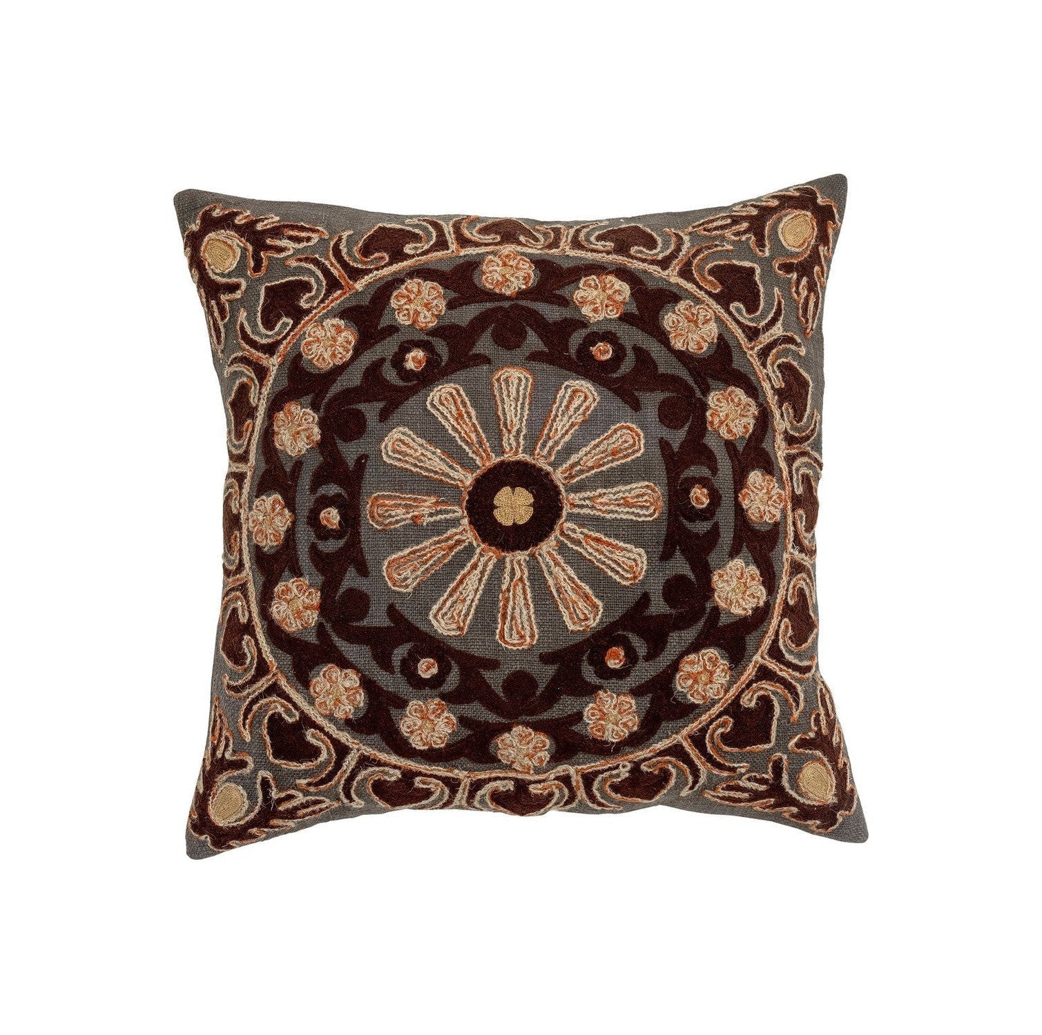 Creative Collection Chinon Cushion, Brown, Cotton