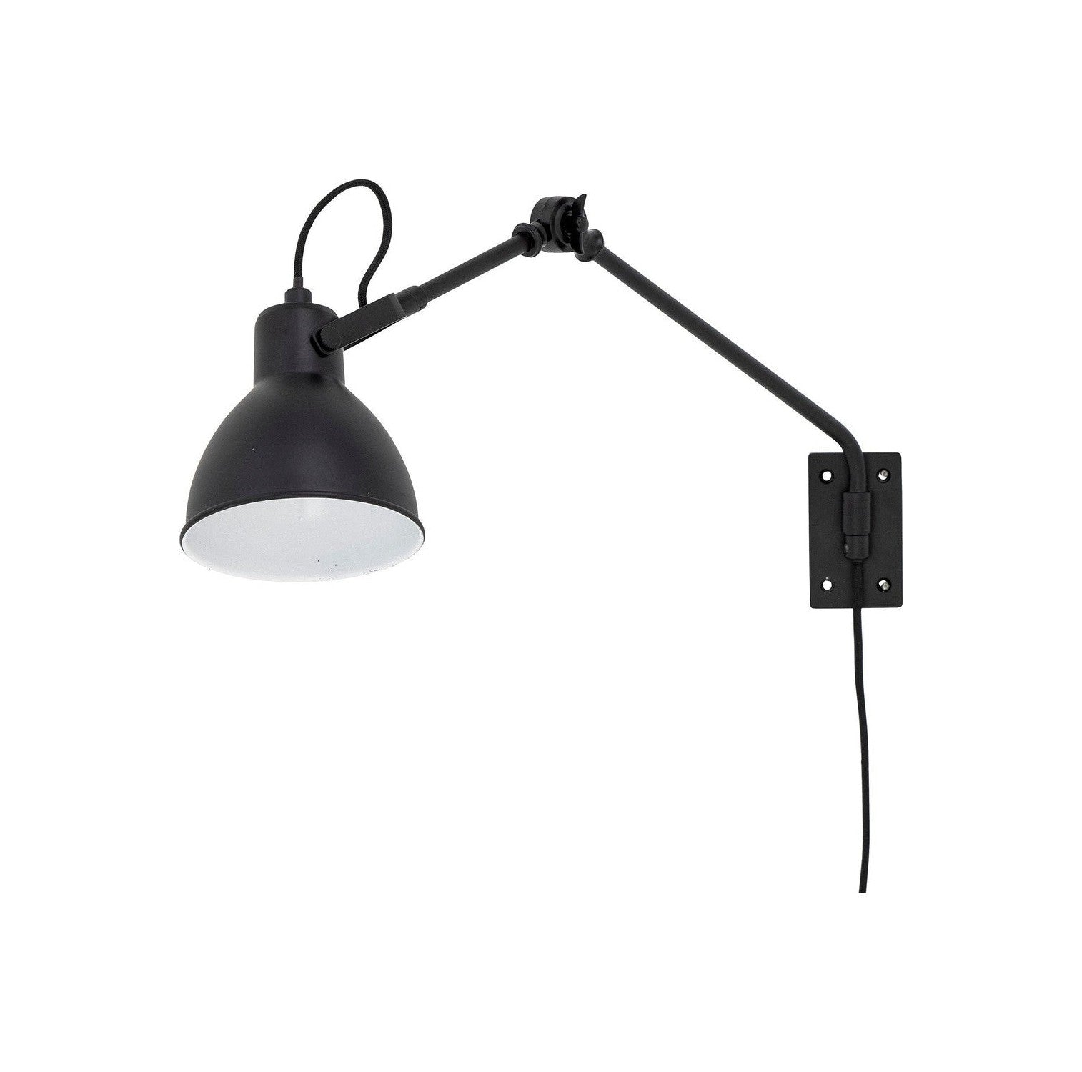 Creative Collection Jili Wall Lamp, Black, Metal