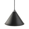  Namibia Pendant ø 35 Cm Black/Chrome With Black Cable