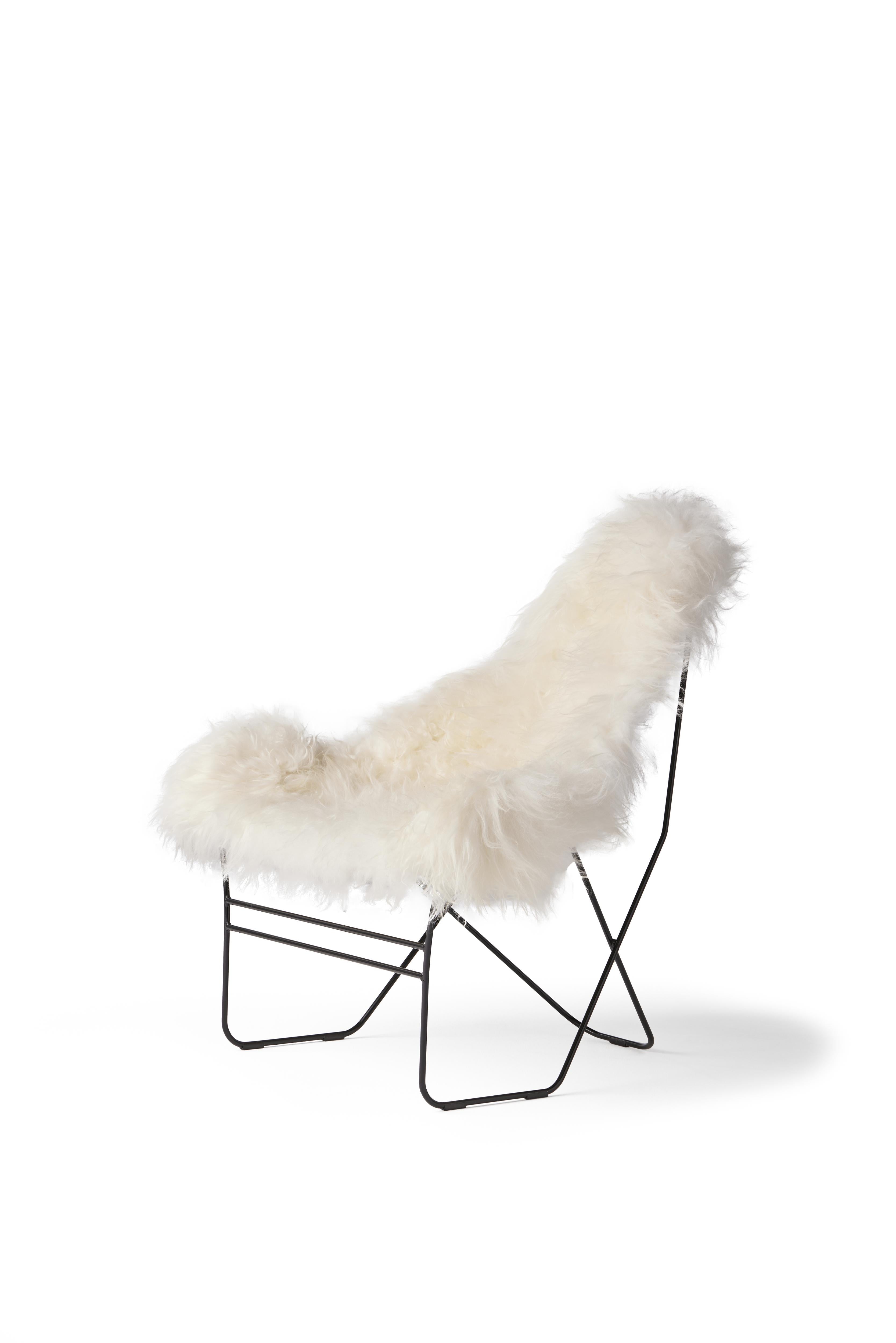 Cuero Valhalla Armchair, Black/Wild White