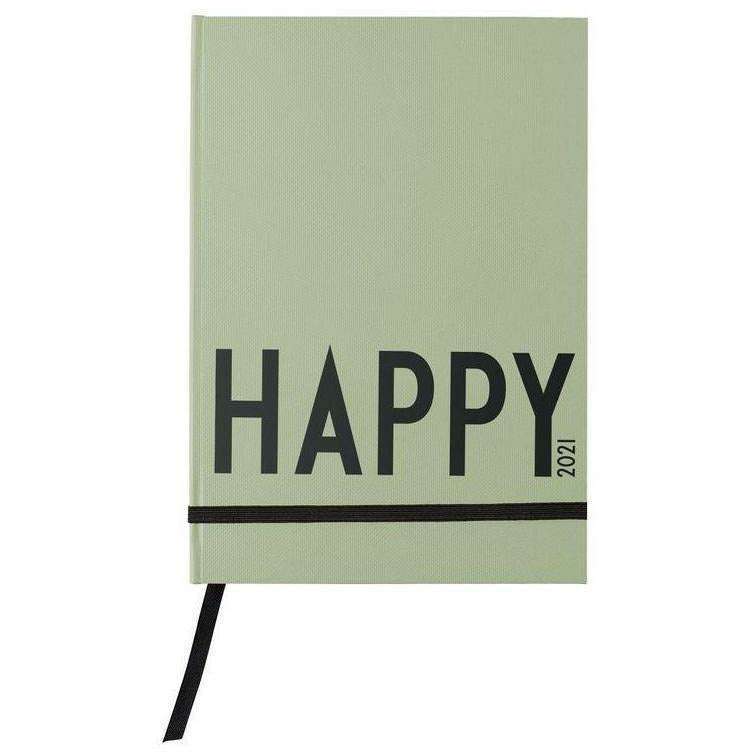 Design Letters Calendar 2021, Dark Green