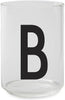 Design Letters Personal Drinking Glass A Z, B