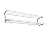 Essem Design Classic Hat Shelf 110 Cm, White/Chrome