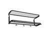 Essem Design Classic Hat Shelf 80 Cm, Black