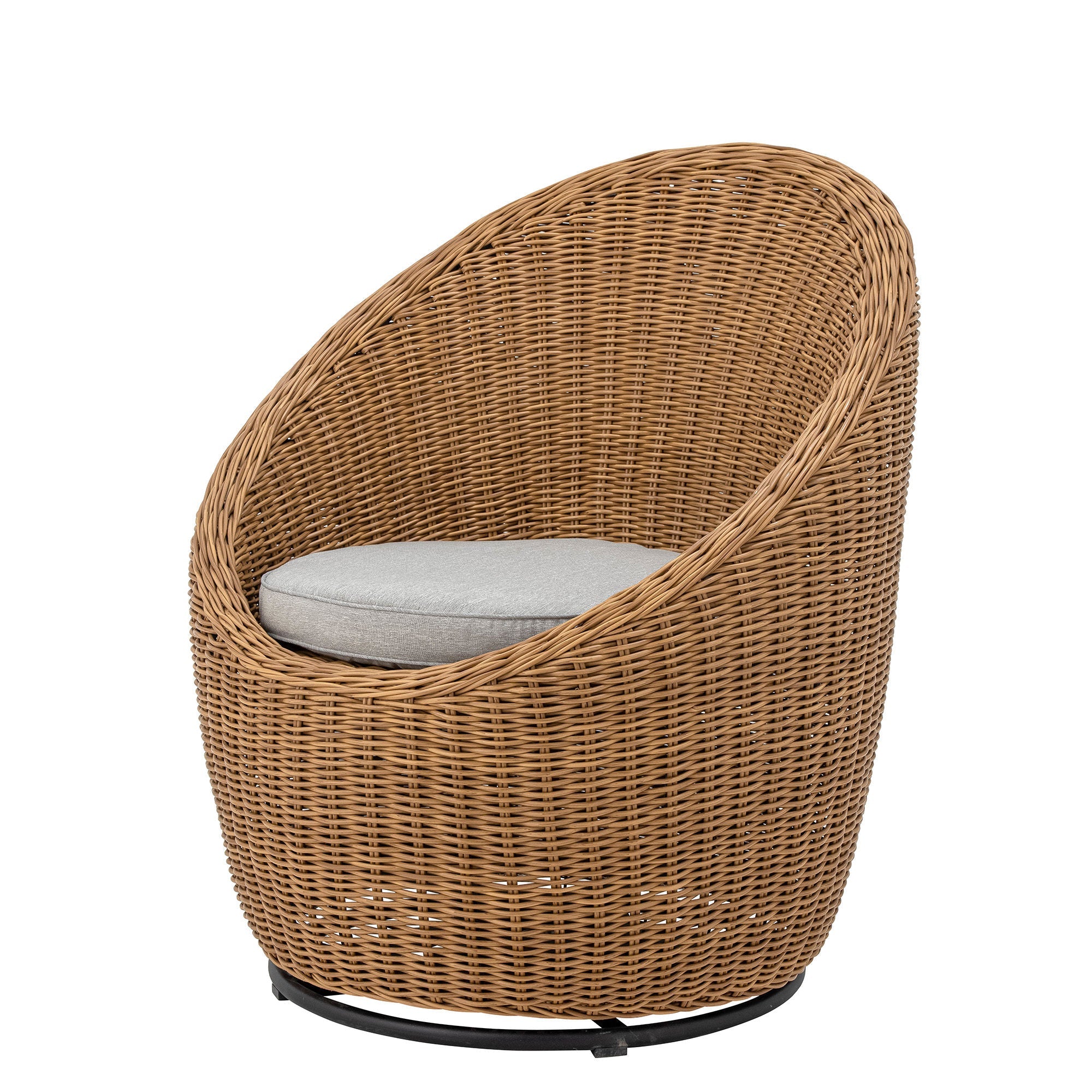 Bloomingville Roccas Lounge Chair, Brown, Polyrattan