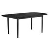 Fdb Møbler C63 E Dining Table With Pull Out Function, Black Oak