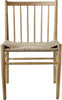 Fdb Møbler J80 Dining Chair, Oak, Natural Wicker