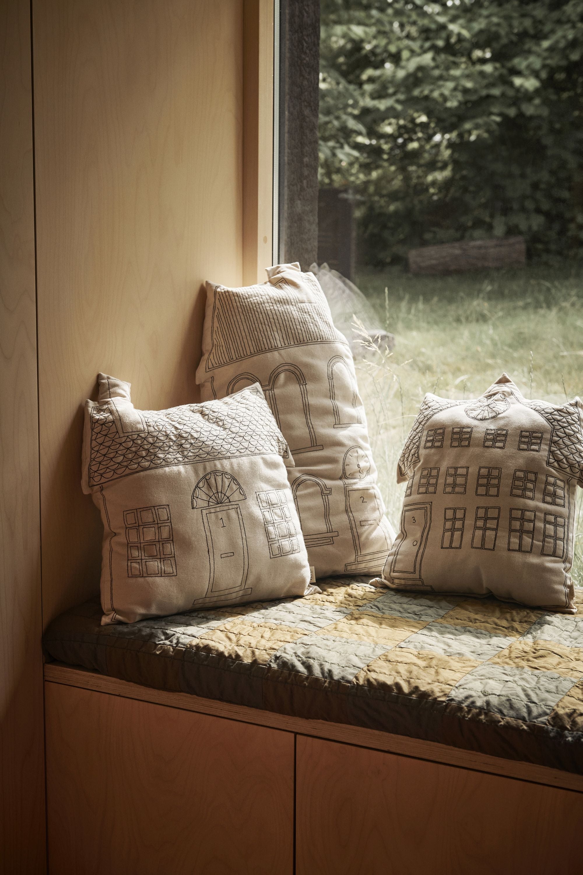 Ferm Living Abode Cushion, Windows