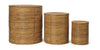 Ferm Living Column Storage Set Of 3, Natural Stained