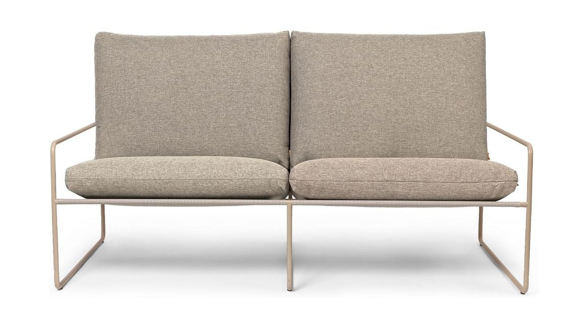 Ferm Living Desert 2 Seater Dolce, Cashmere/Dark Sand