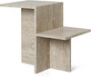 Ferm Living Distinct Side Table, Travertine